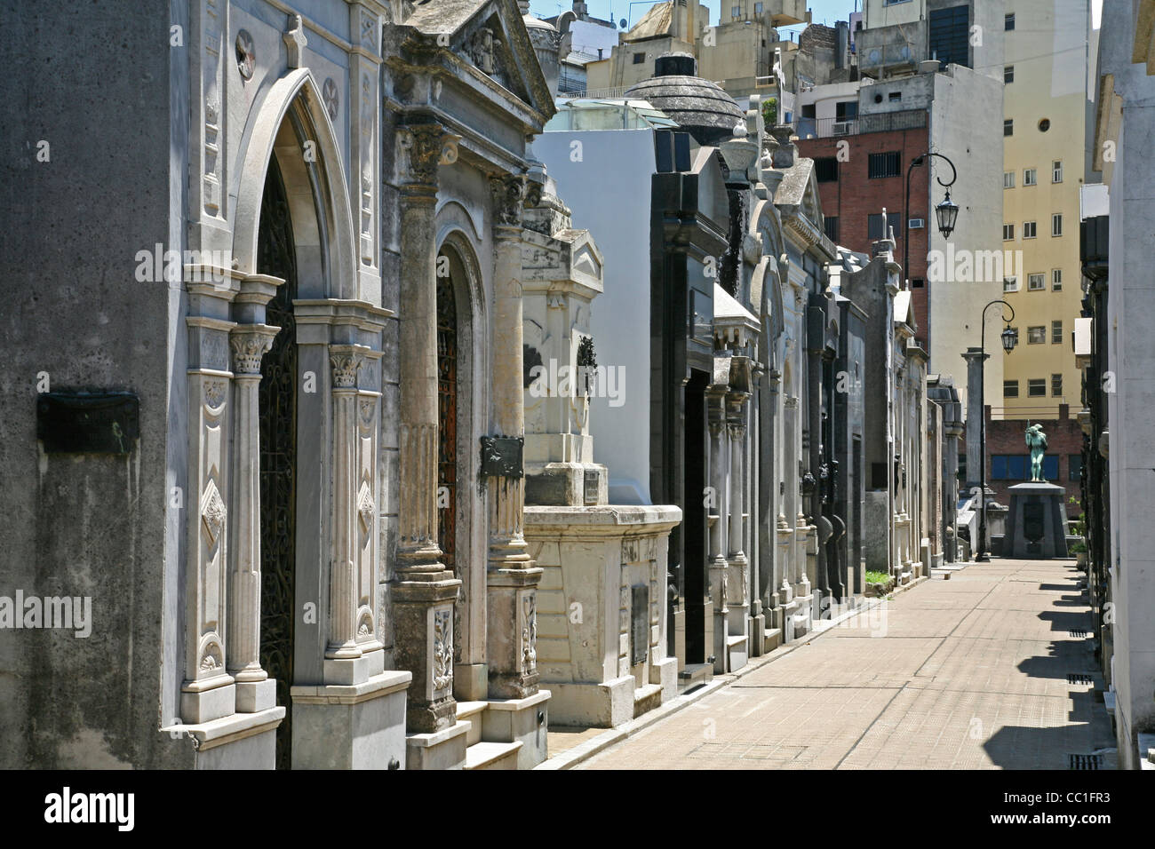 Cimetière de la Recoleta à Buenos Aires, Argentine Banque D'Images