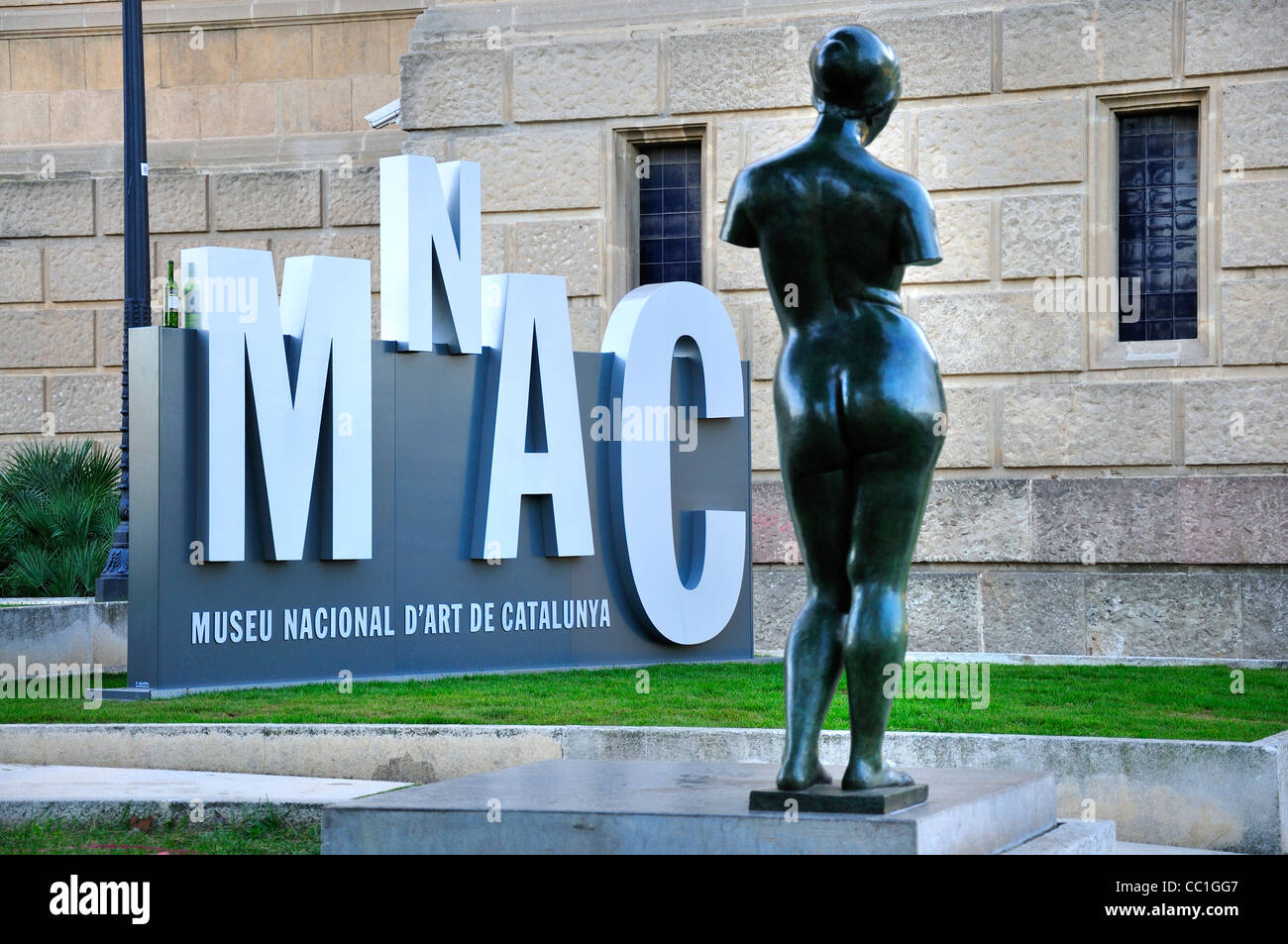 Barcelone, Espagne. - MNAC Museu Nacional d'Art de Catalunya, dans le Palau Nacional sur la Colline de Montjuic Banque D'Images
