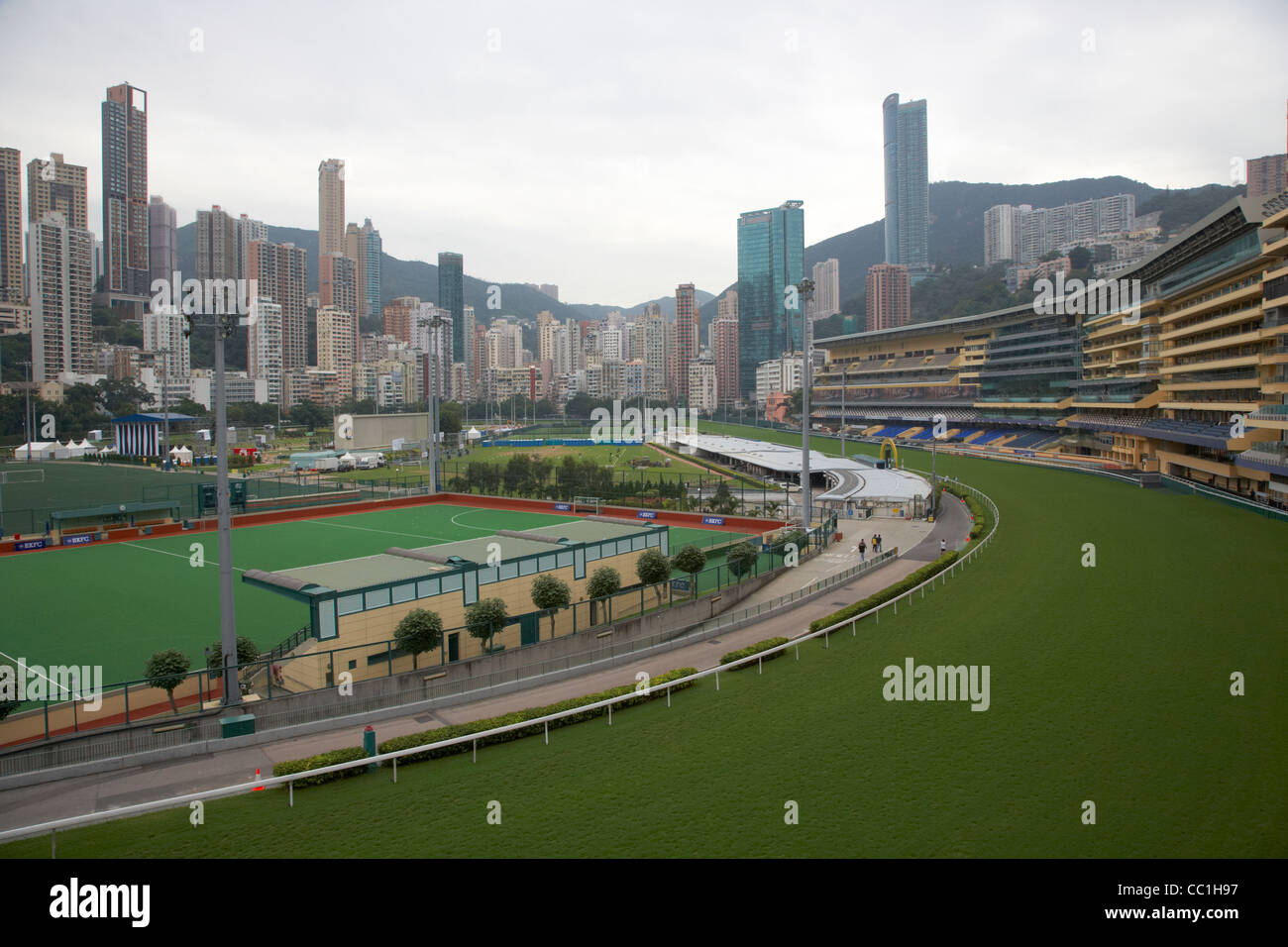 Hong Kong Jockey Club hippodrome Happy Valley hong kong Hong Kong Chine Asie Banque D'Images