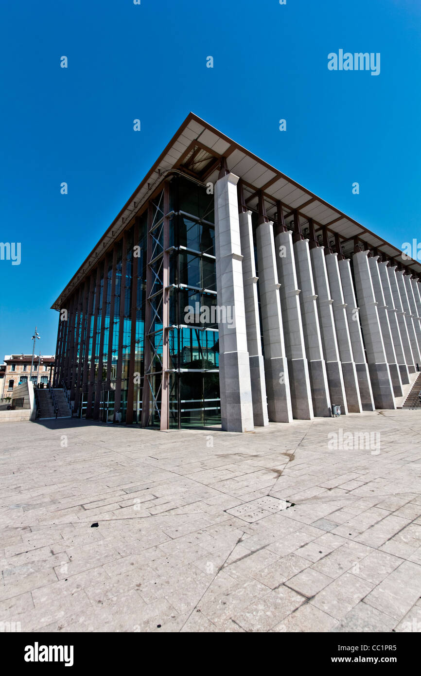 La nouvelle expansion de la Gare Saint Charles, Marseille ou Marseille, Provence-Alpes-Côte d'Azur, France, Europe Banque D'Images