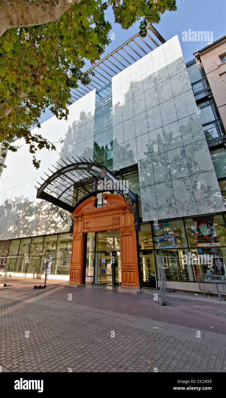 Entrée de la Bibliothèque de Marseille à Vocation Régionale, BMVR Alcazar,  Bibliothèque, Marseille, France Photo Stock - Alamy