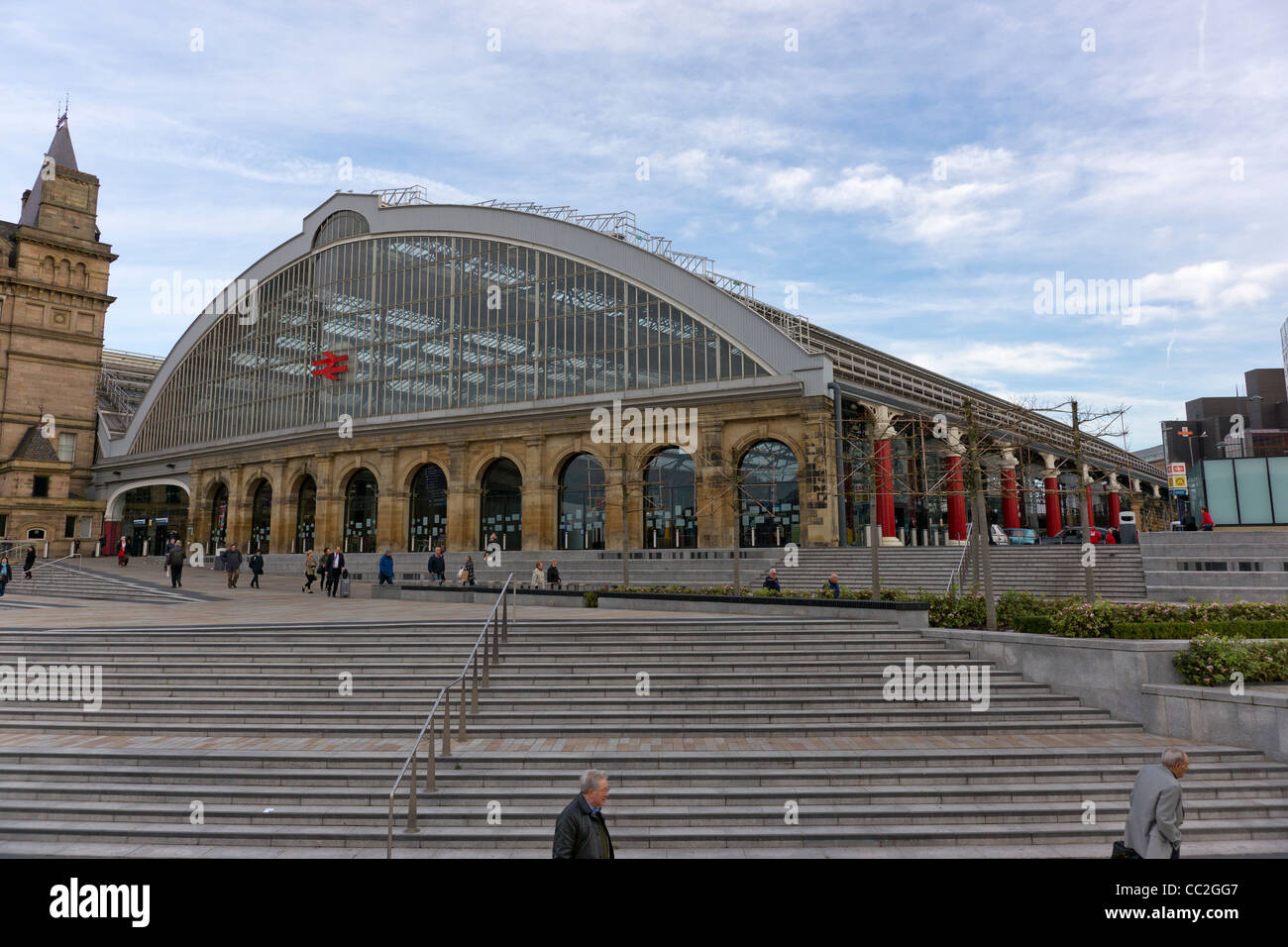 Liverpool Lime Street est une gare ferroviaire desservant le centre-ville de Liverpool, en Angleterre. Banque D'Images