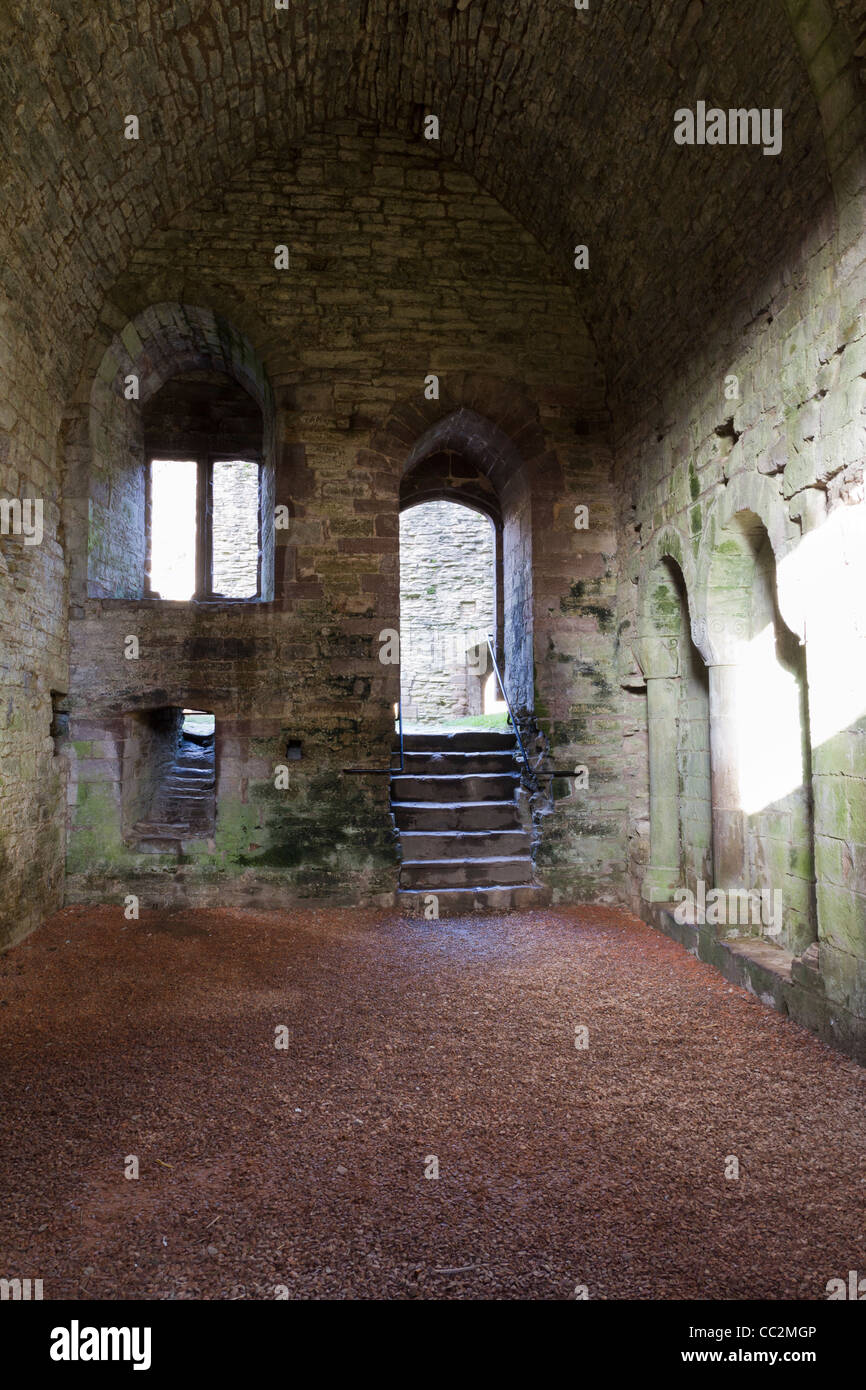 Ludlow Castle dans le Shropshire Banque D'Images