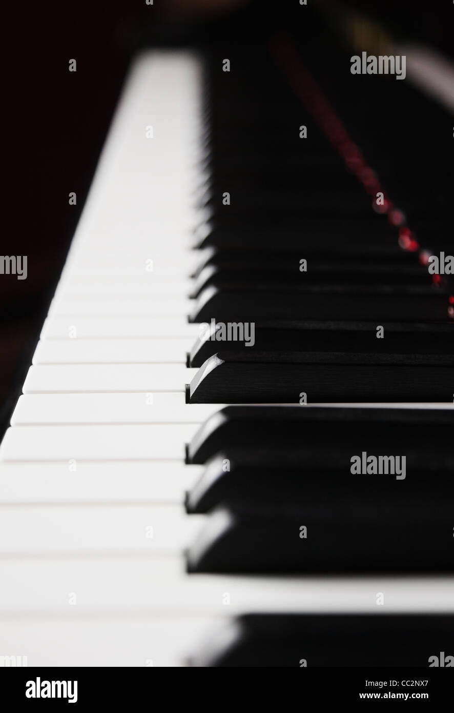 L'Irlande, comté de Westmeath, touches de piano Banque D'Images