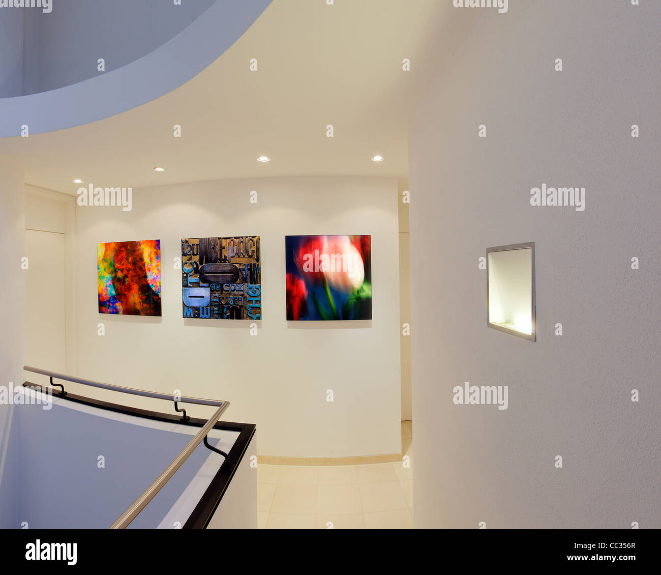 ARCHITECTURE : galerie privée Afficher (Allemagne/Bad Toelz) Banque D'Images