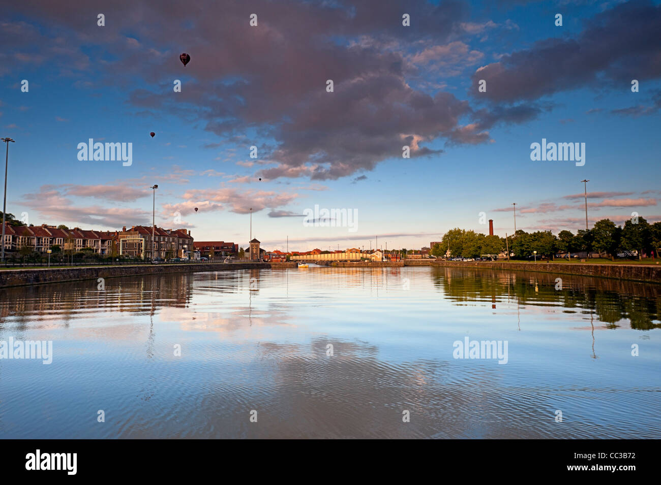 Port flottant, Bristol, Royaume-Uni Banque D'Images