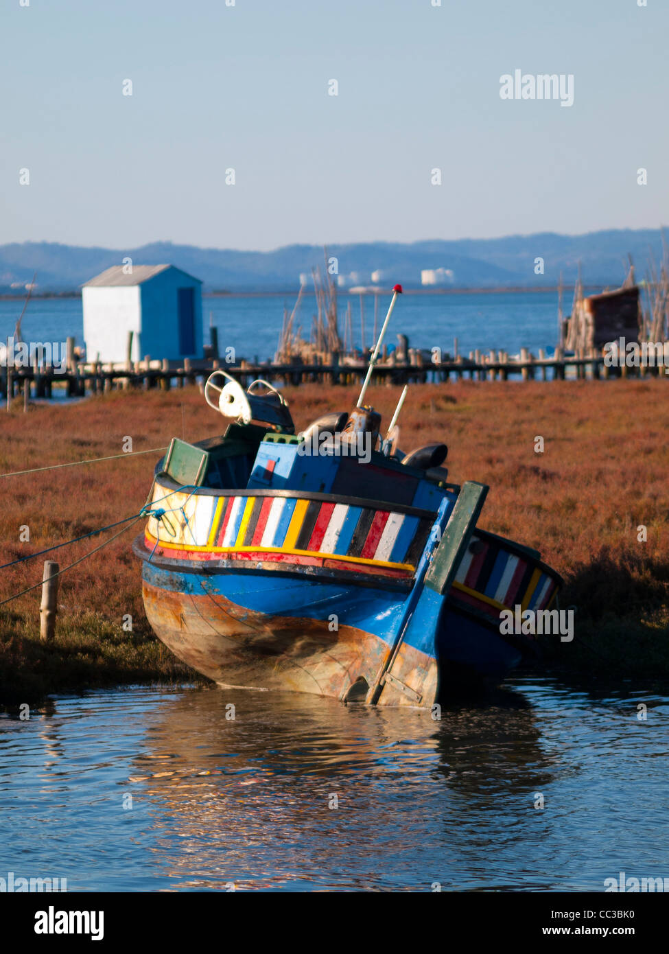 Carrasqueira port échasses Banque D'Images