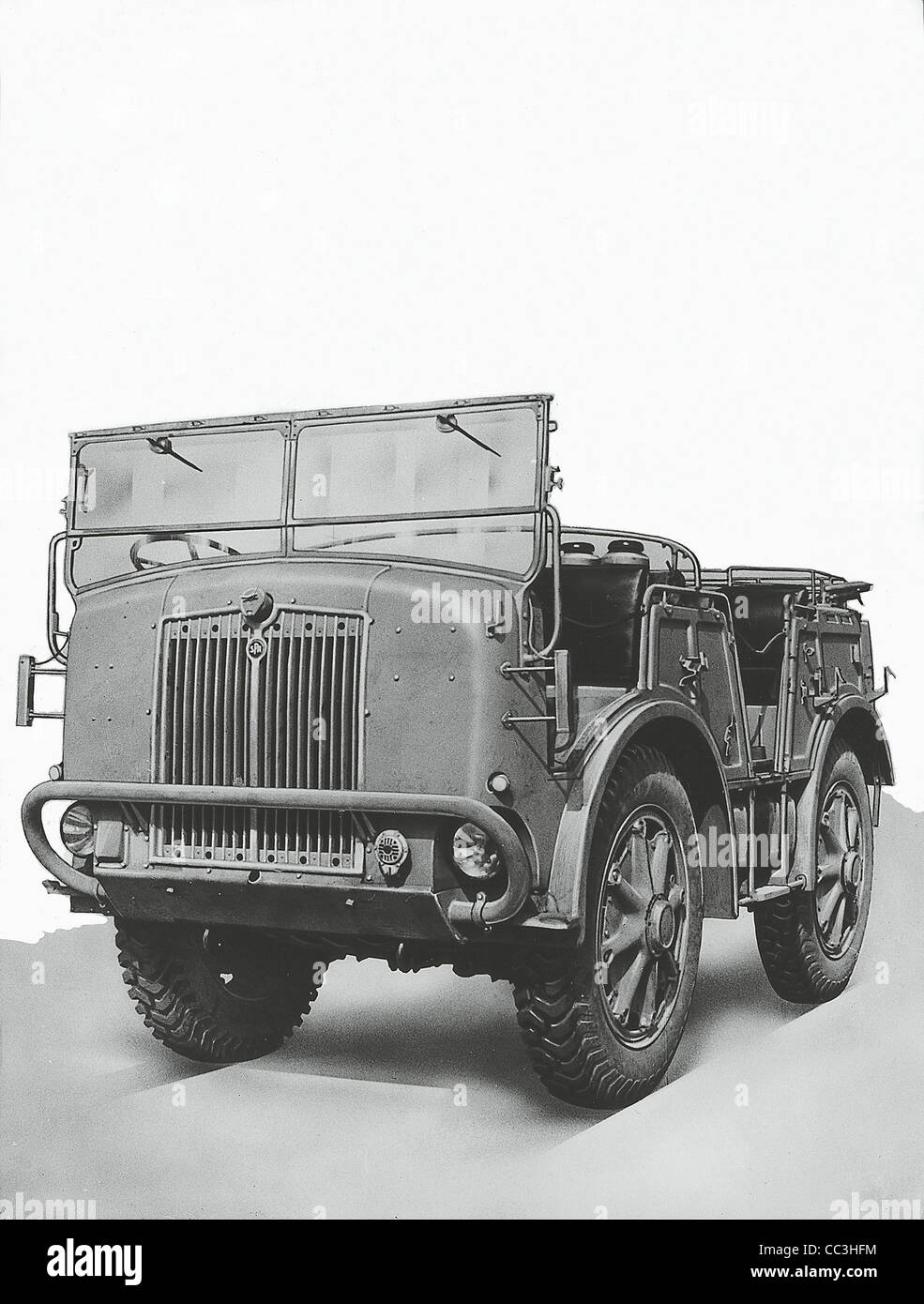 Vingtième Siècle Véhicules militaires italiens Fiat Tracteur moyen Tm40 1941/48 Banque D'Images