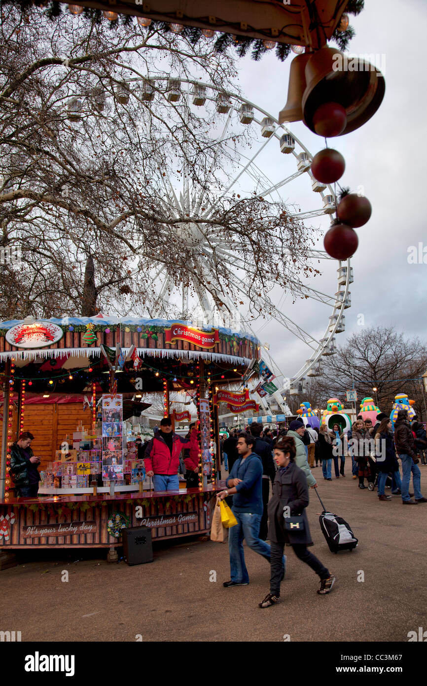 Winter Wonderland à Hyde Park - Londres UK Banque D'Images