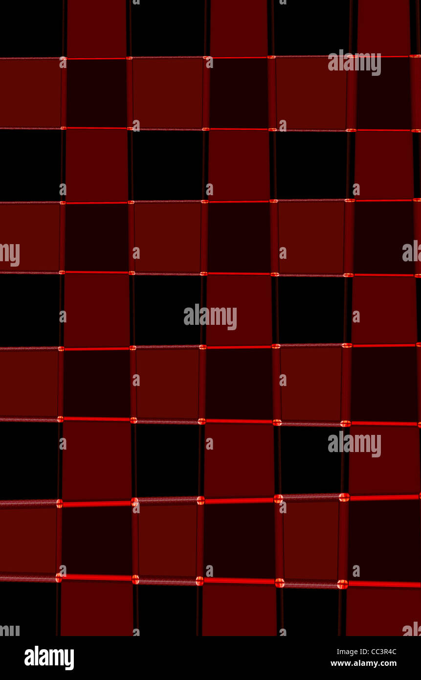 Intéressant résumé des carrés et des rhombs table fond détails. Fait avec photoshop. Banque D'Images