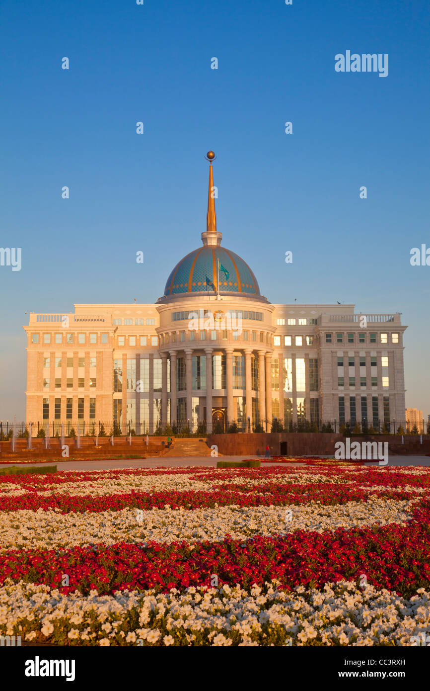 Le Kazakhstan, Astana, l'Ak Orda Palais Présidentiel du Président Nursultan Nazarbayev Banque D'Images