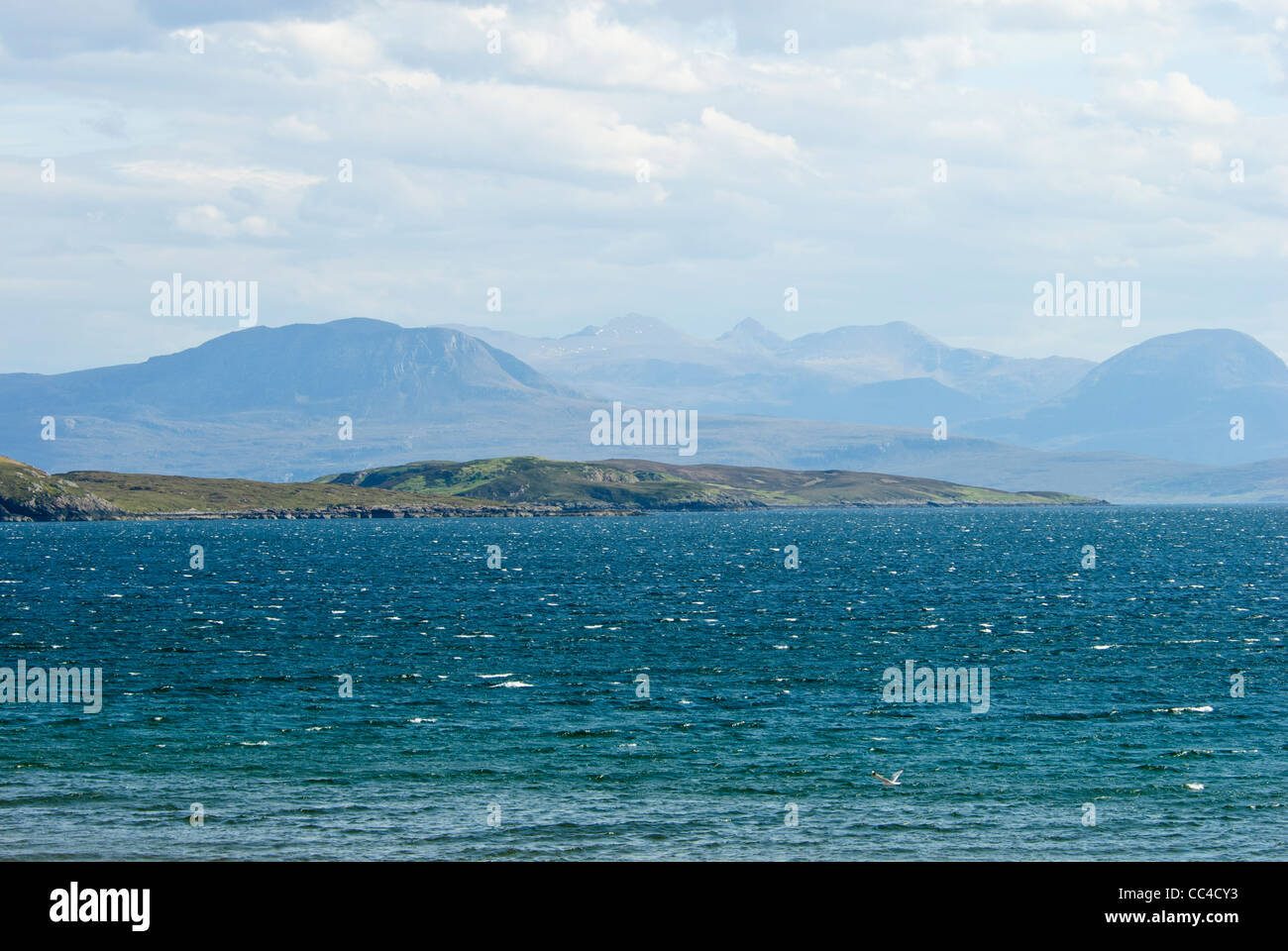 Reiff Village, village de pêcheurs Crofting,Îles Summer,Isle Ristol Mullagrach,Eilean Wester Ross,Parc,nord ouest de l'Écosse Banque D'Images