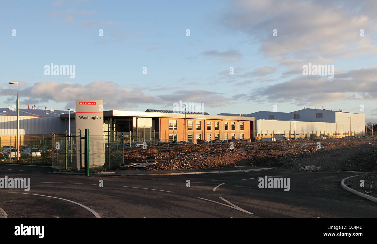 Nouveau BAE Systems fabrique de munitions Washington North East England UK Banque D'Images