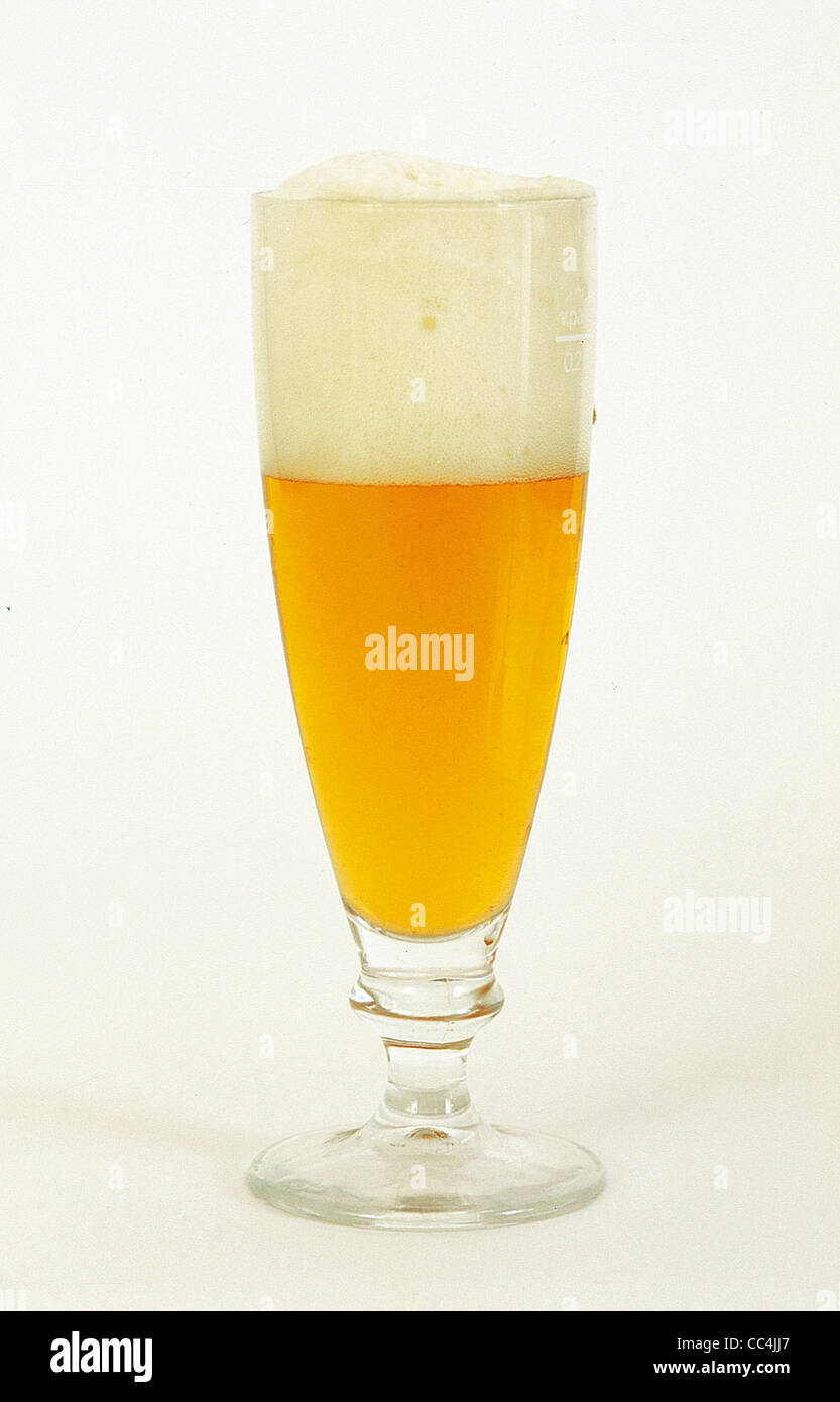 La bière en allemand Télésieges Brau Tulip Banque D'Images