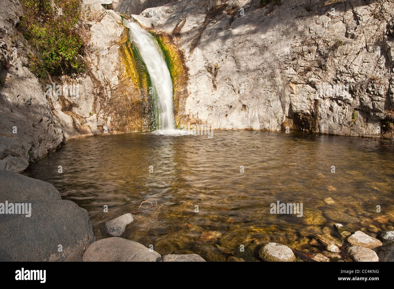 Randonnées à Switzer tombe dans la Angeles National Forest dans les montagnes San Gabriel. Banque D'Images