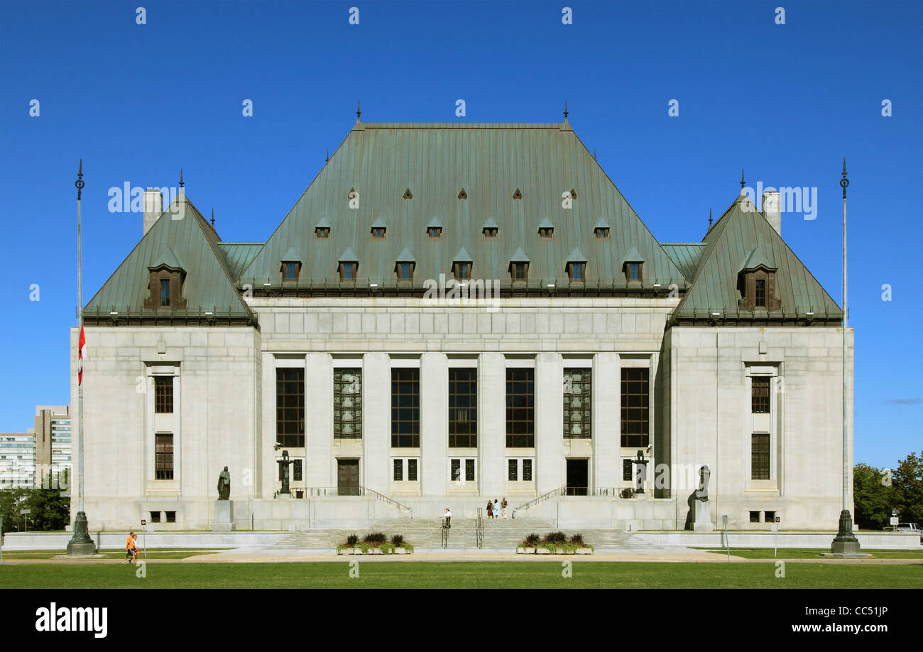 Le Canada, l'Ontario, Ottawa, la Cour suprême, Banque D'Images