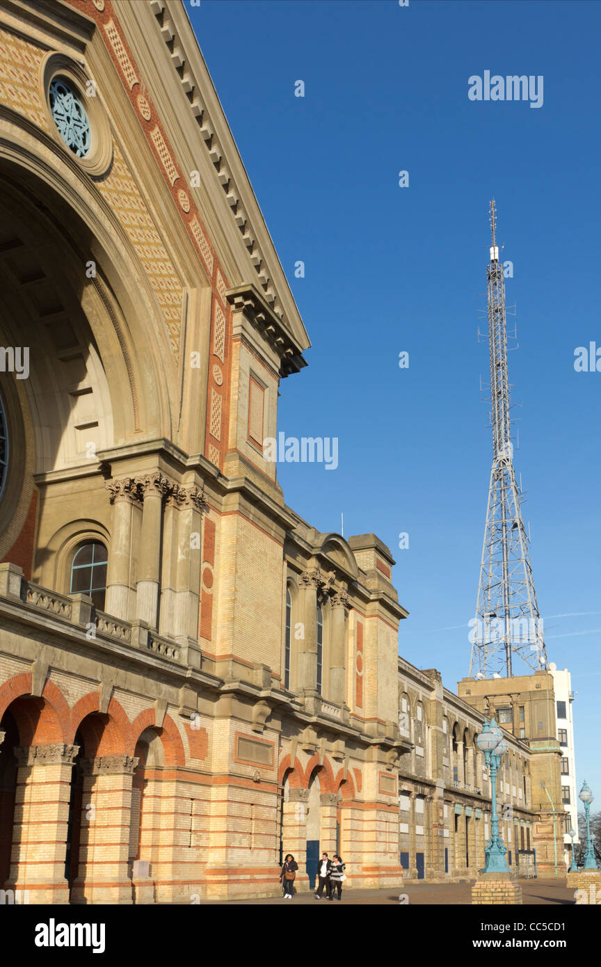 Émetteur de télévision - Alexandra Palace - Londres Haringey Banque D'Images