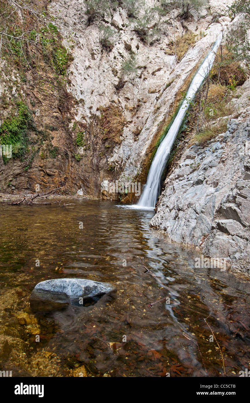 Randonnées à Switzer tombe dans la Angeles National Forest dans les montagnes San Gabriel. Banque D'Images