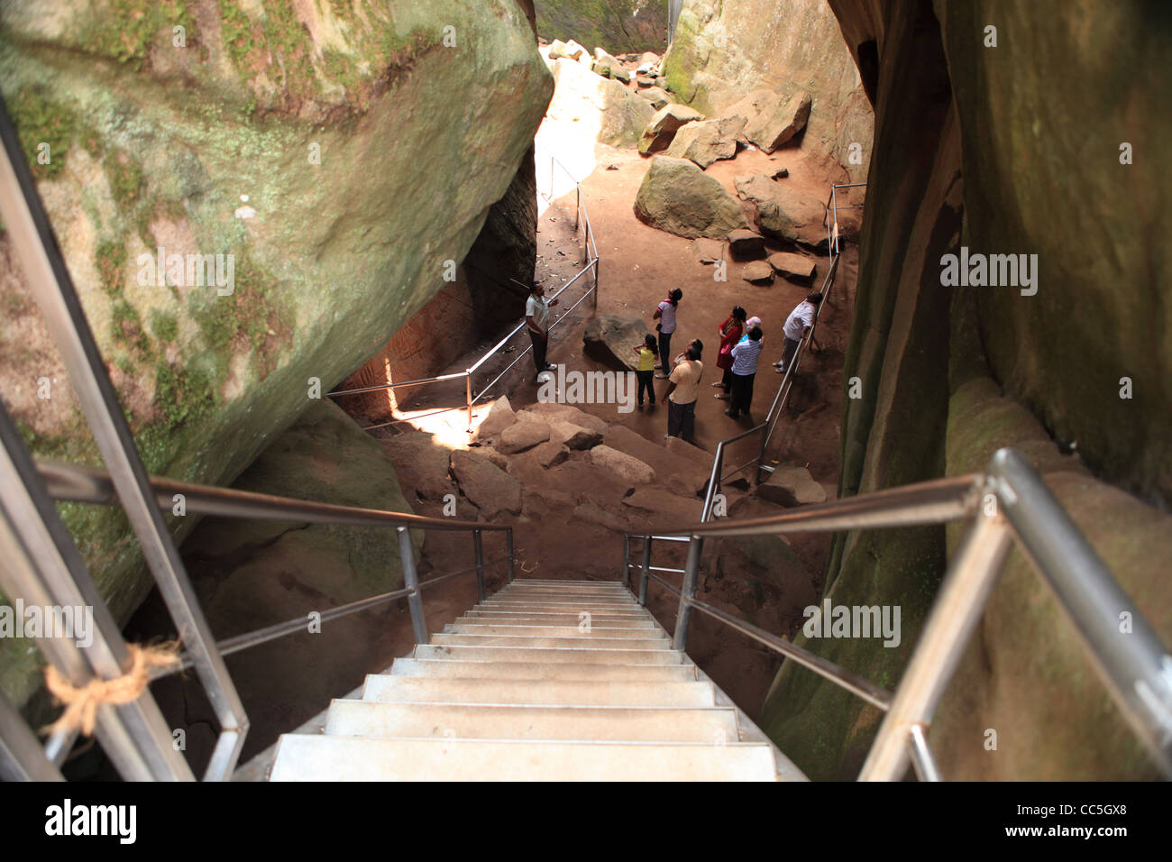 Grotte de Edakkal Banque D'Images