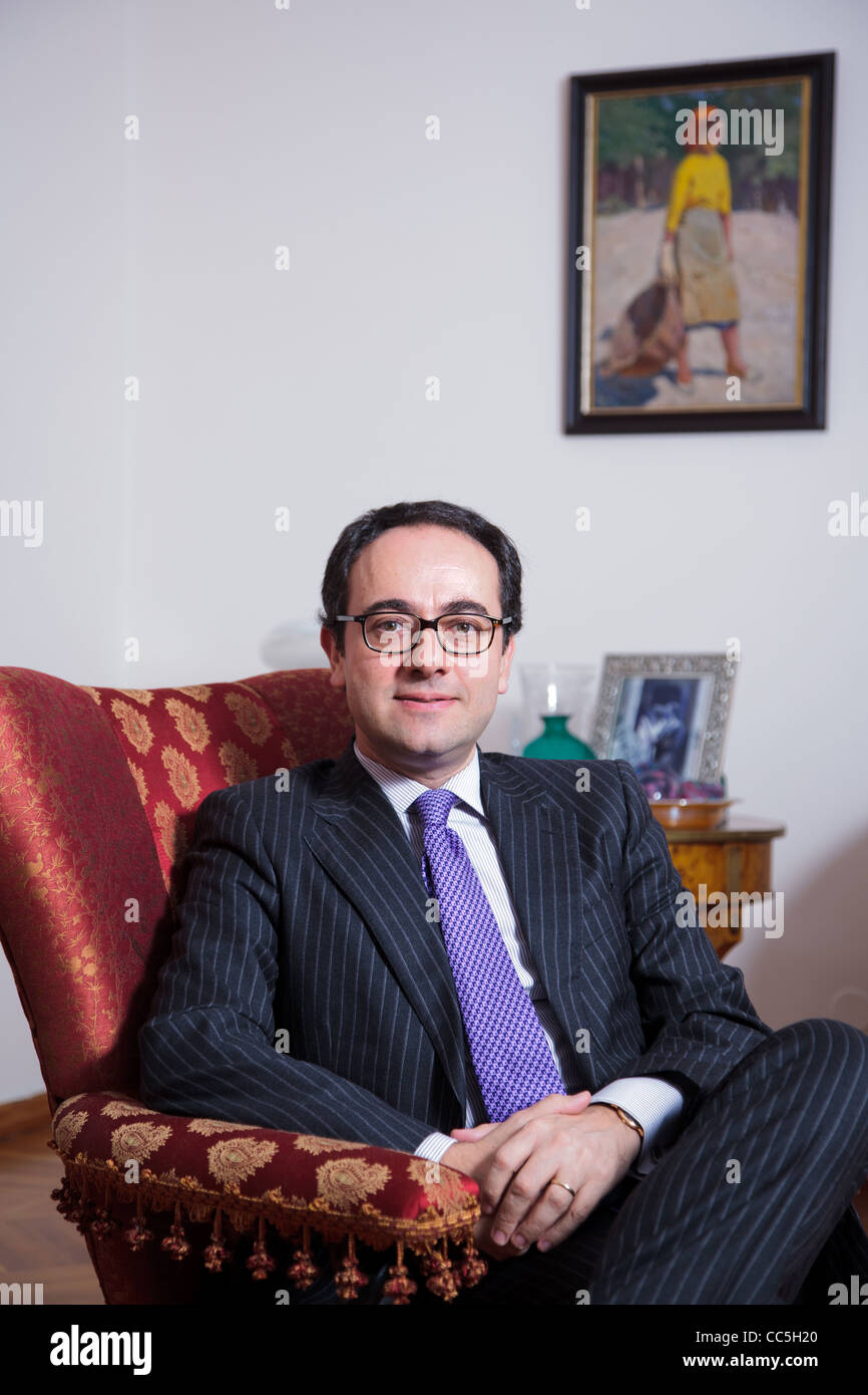 Luigi Estero. En juin 2011 il fut nommé Consul général d'Italie à Saint-Pétersbourg. Banque D'Images