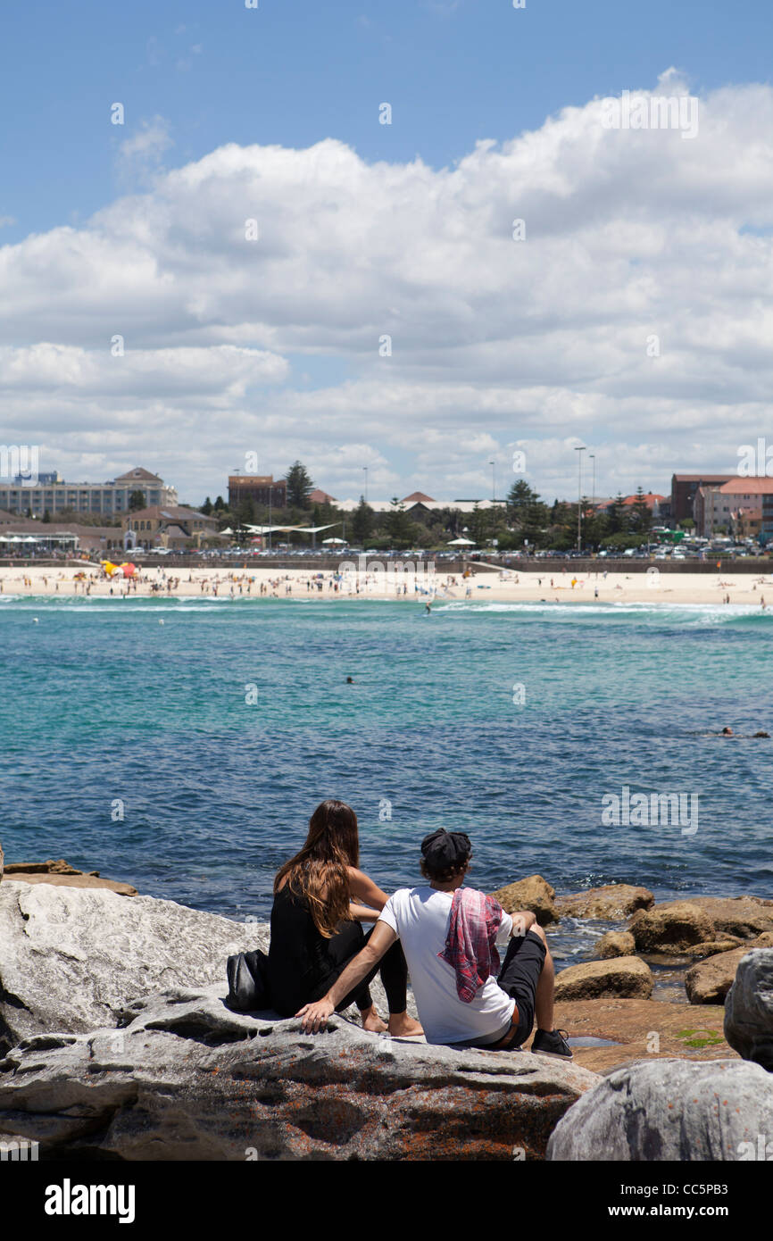 Bondi Beach, Sydney, Australie. Banque D'Images