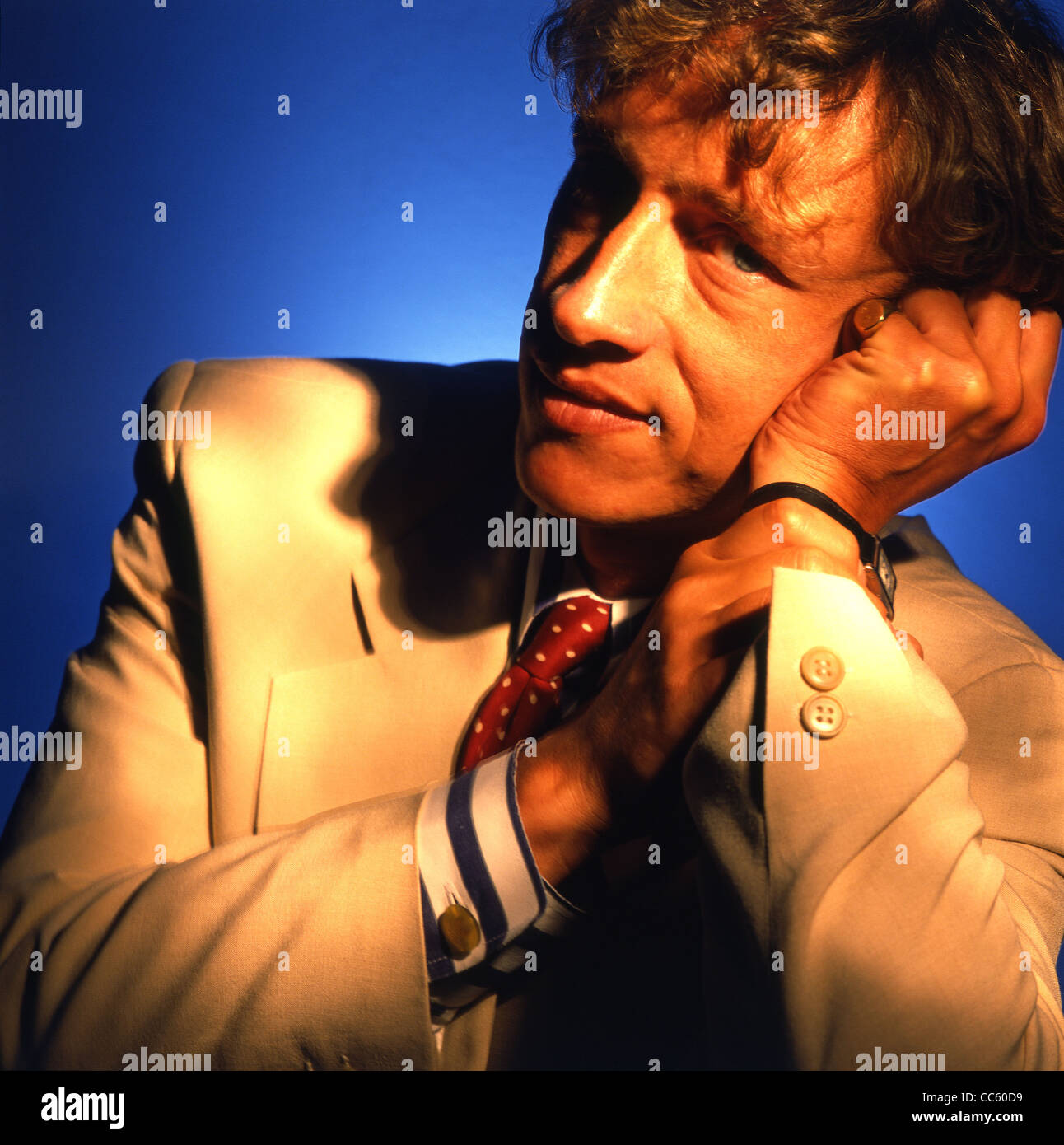 Portrait of Fashion designer anglais Jasper Conran Banque D'Images