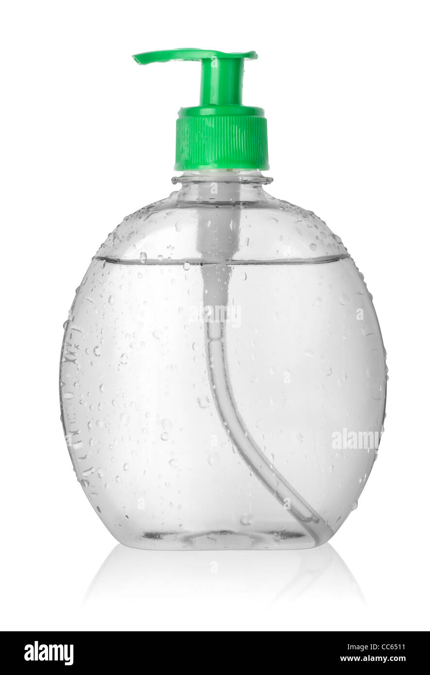 Bouteille de jet d'eau isolé sur un fond blanc. Clipping path Banque D'Images