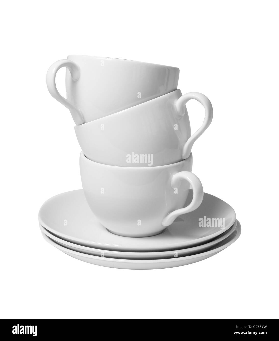 Tasses à café dans une pile Banque D'Images Tasses à café dans une pile Banque D'Images