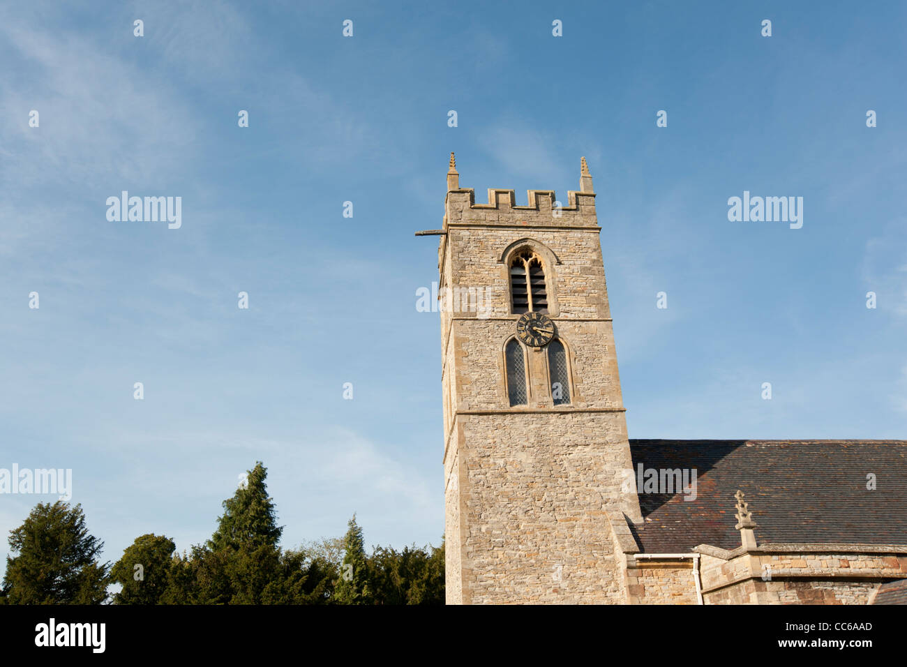 L'église paroissiale de Saint Pierre, Welford-sur-Avon, dans le Warwickshire, Angleterre, RU Banque D'Images