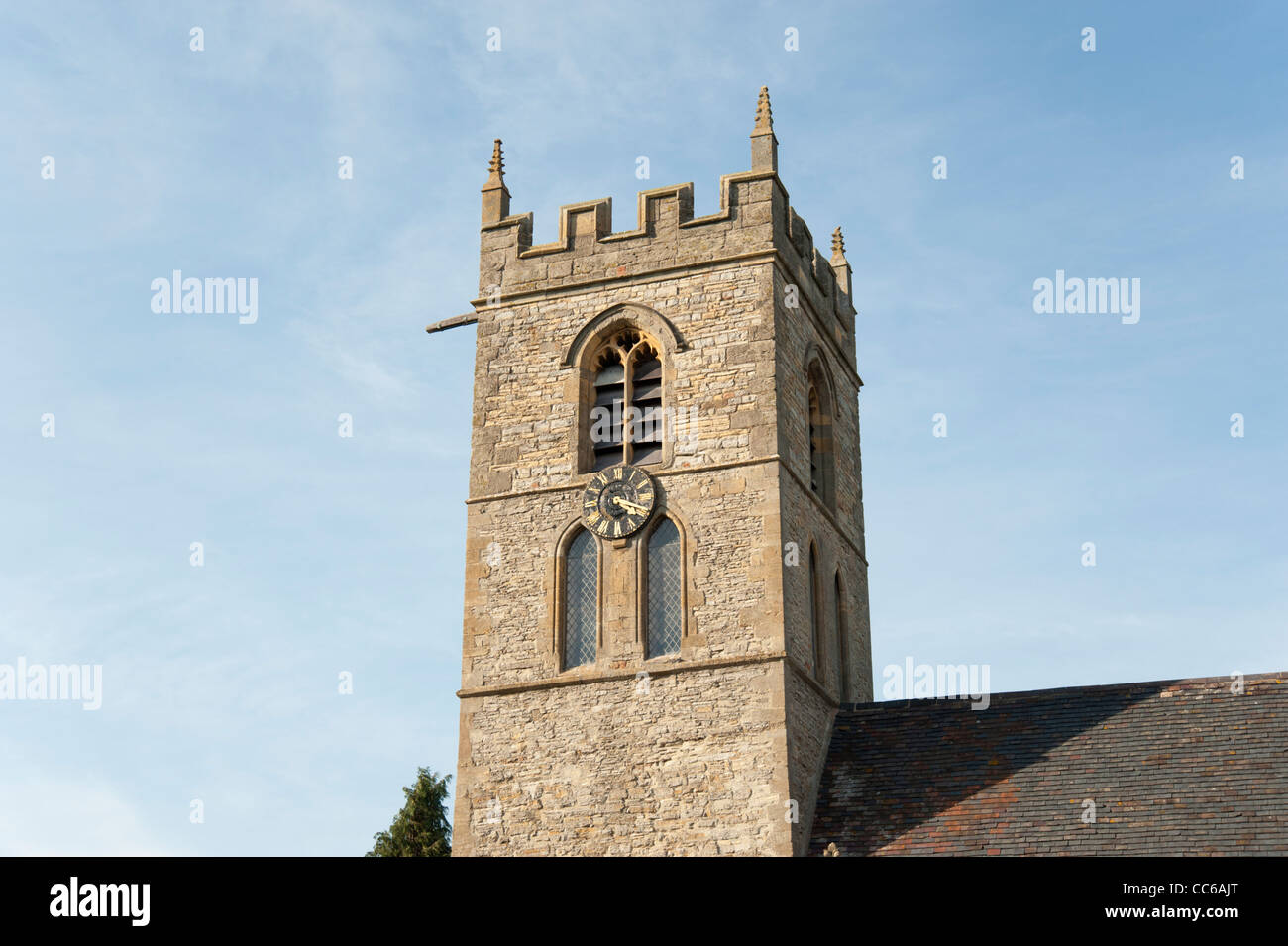 L'église paroissiale de Saint Pierre, Welford-sur-Avon, dans le Warwickshire, Angleterre, RU Banque D'Images