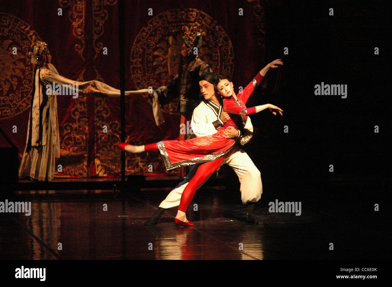 Ballet chinois, Beijing, Chine Banque D'Images