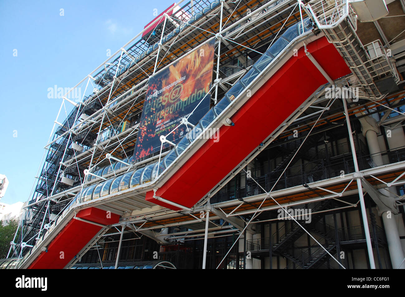 Centre Georges Pompidou, Paris, France Banque D'Images