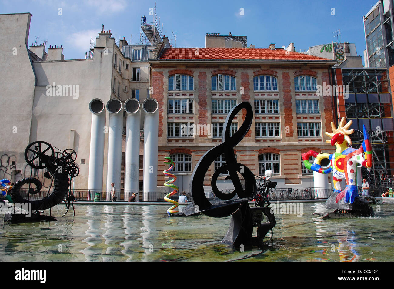 Centre Georges Pompidou, Paris, France Banque D'Images