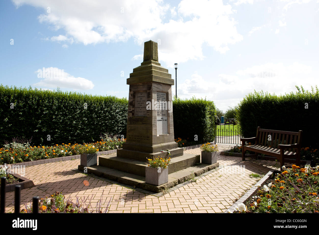 Monument commémoratif de guerre dans le village de Fife Culross Banque D'Images