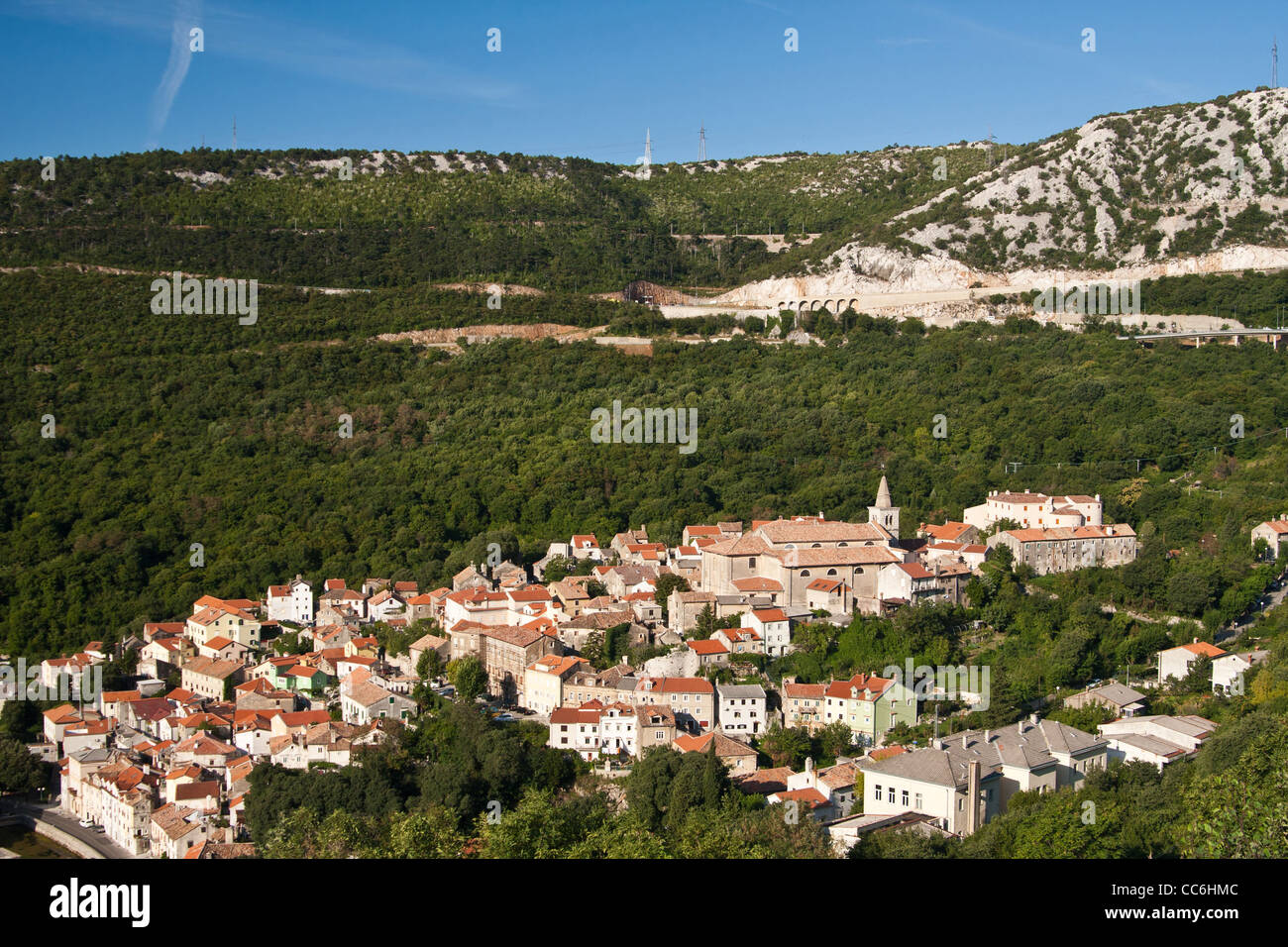 La vieille ville Bakar - Croatie Banque D'Images