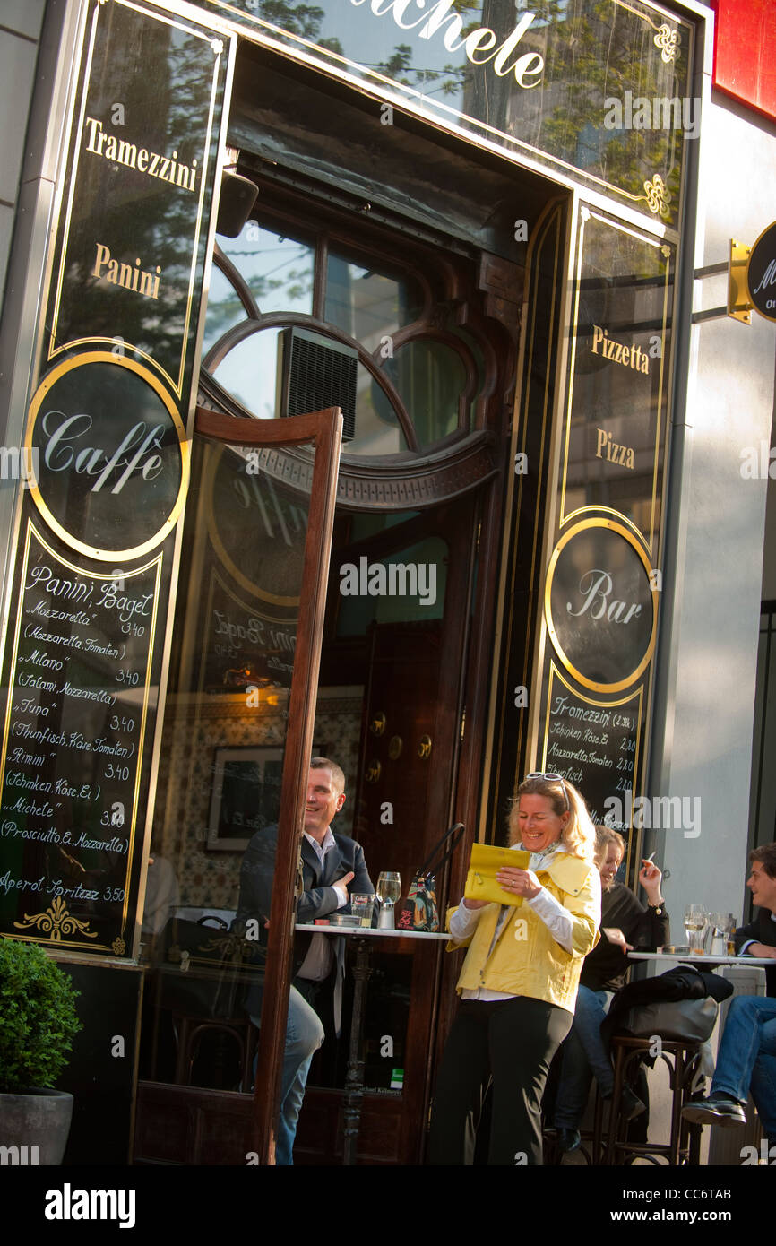 Wien, Österreich Mariahilferstrasse 17, 7, Michele Cafe-Bar Banque D'Images