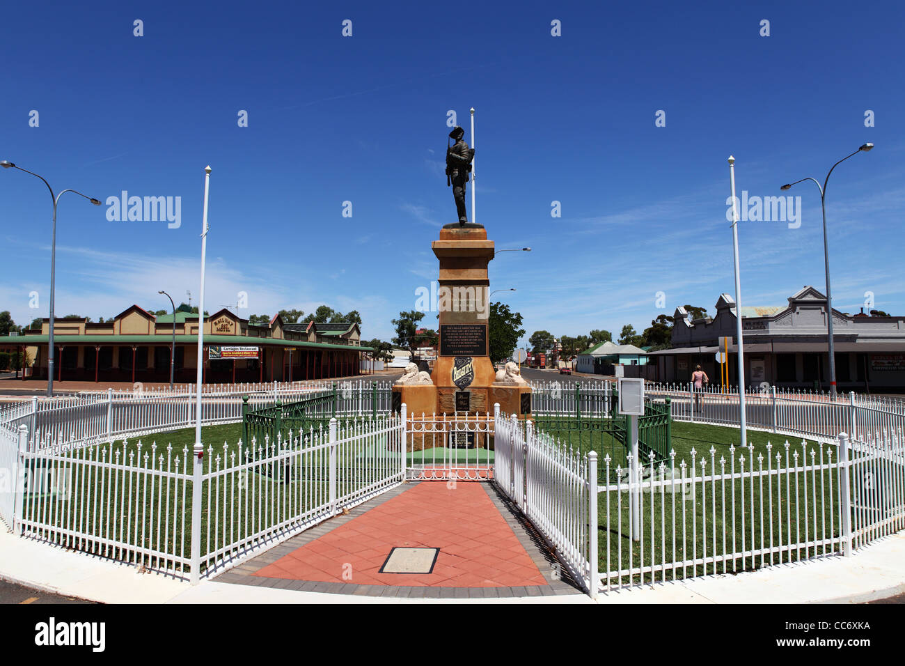 War Memorial à Kalgoorlie, Australie occidentale, Australie. Banque D'Images