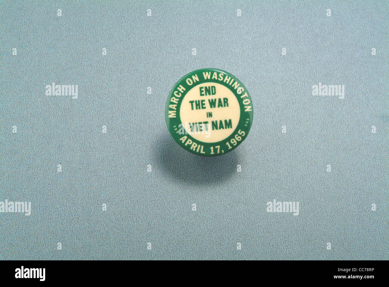 Bouton de mouvement pour la paix 1960 Banque D'Images