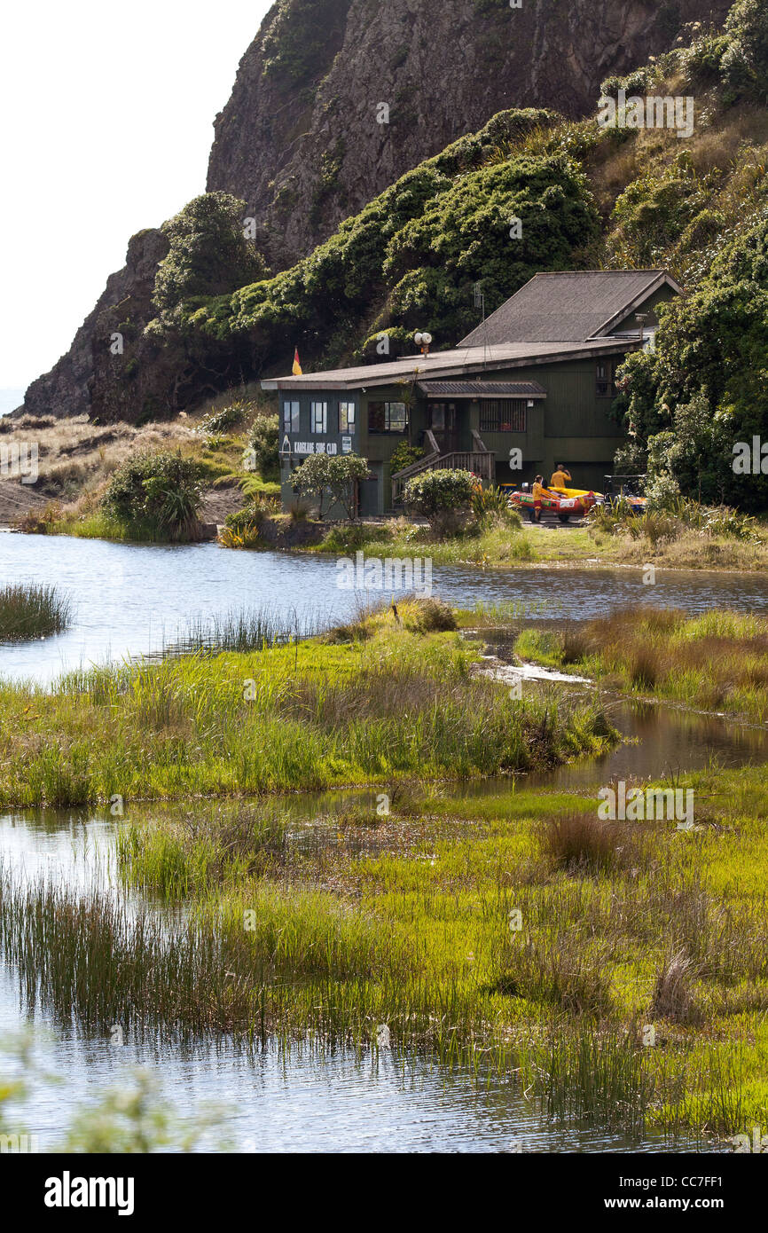 Karekare kare kare beach Waitakere Ranges national park Auckland New Zealand North Island Banque D'Images