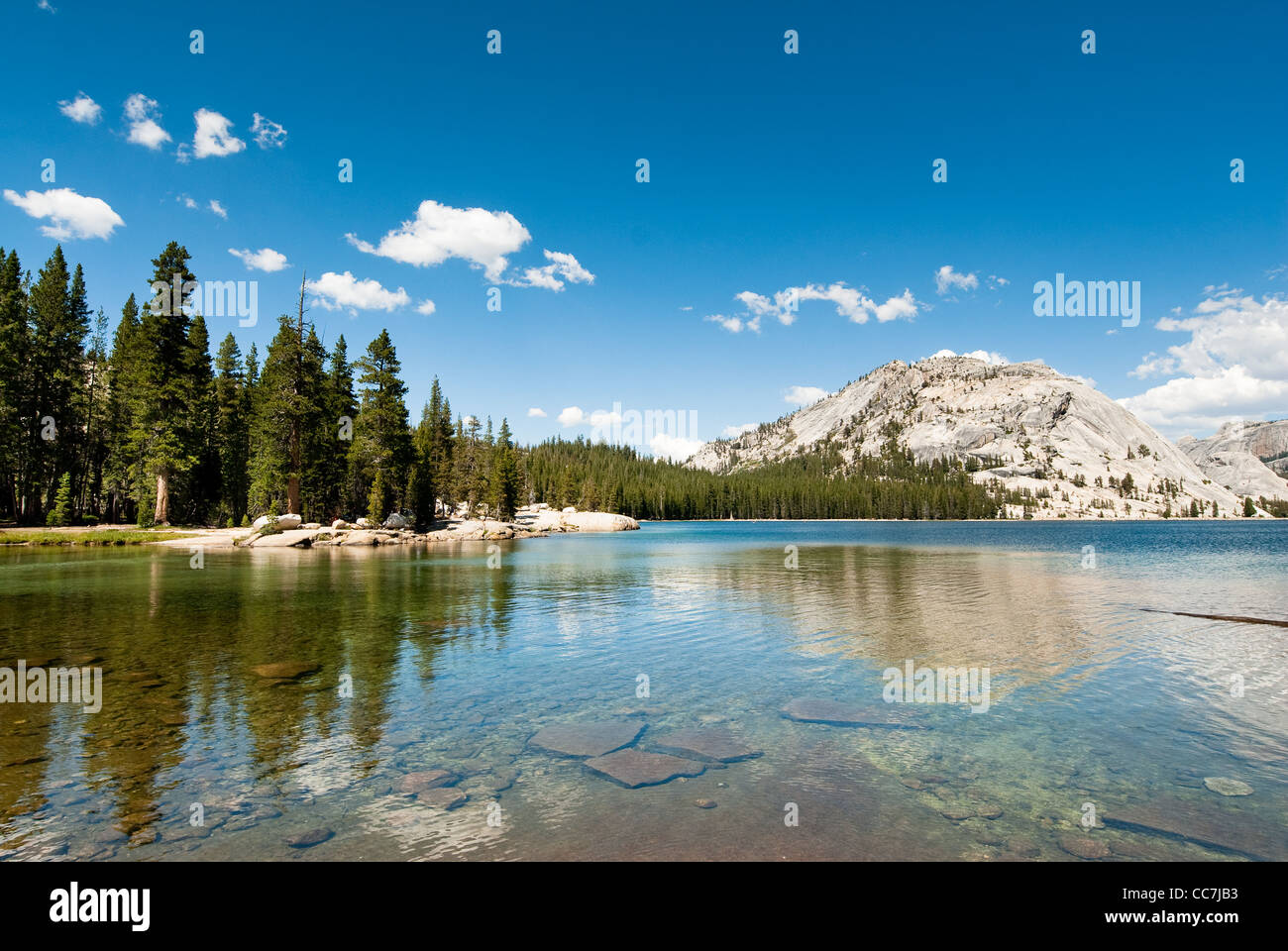 Lac Tenaya dans Yosemite National Park, California, USA Banque D'Images