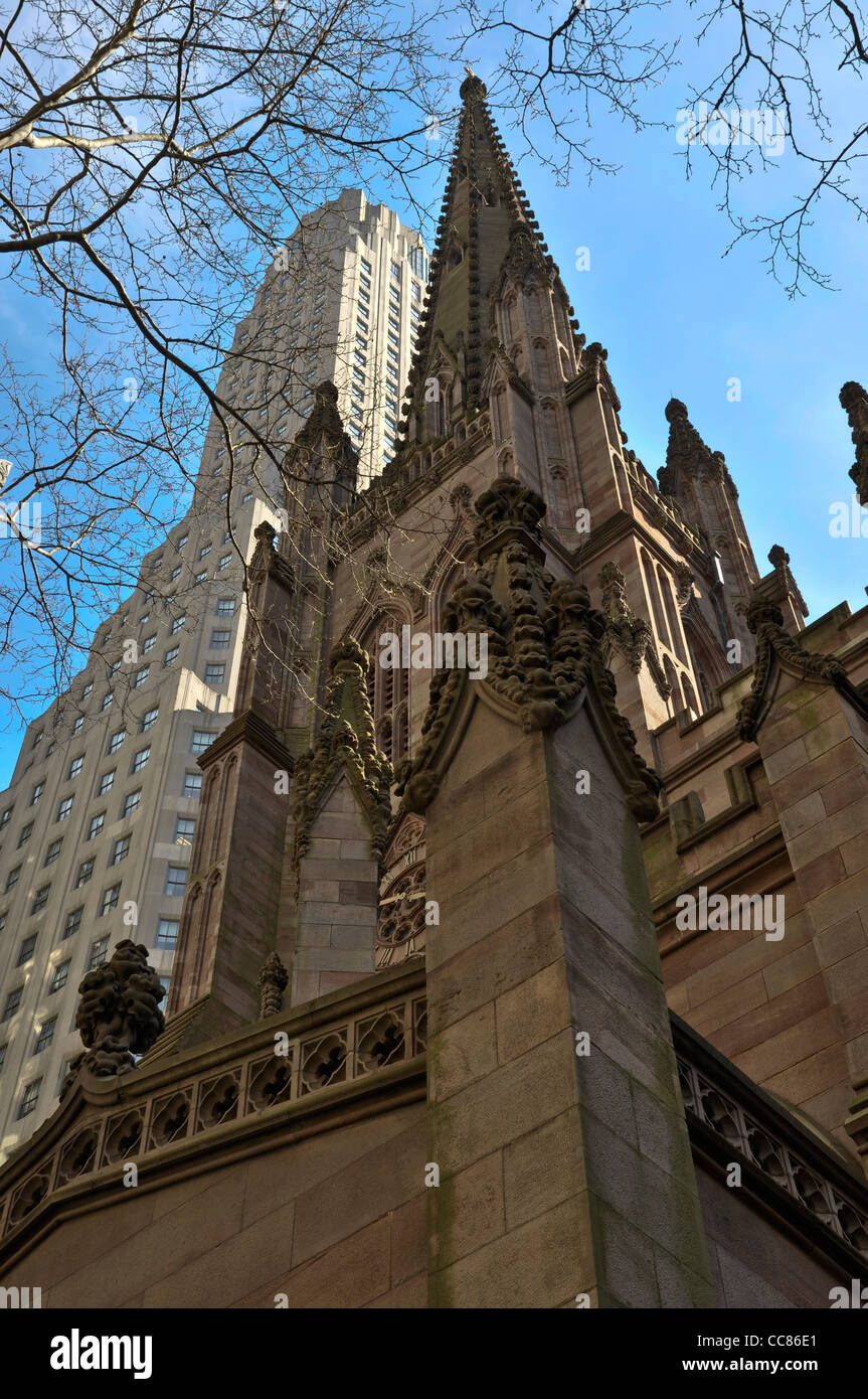 L'église Trinity NYC Banque D'Images