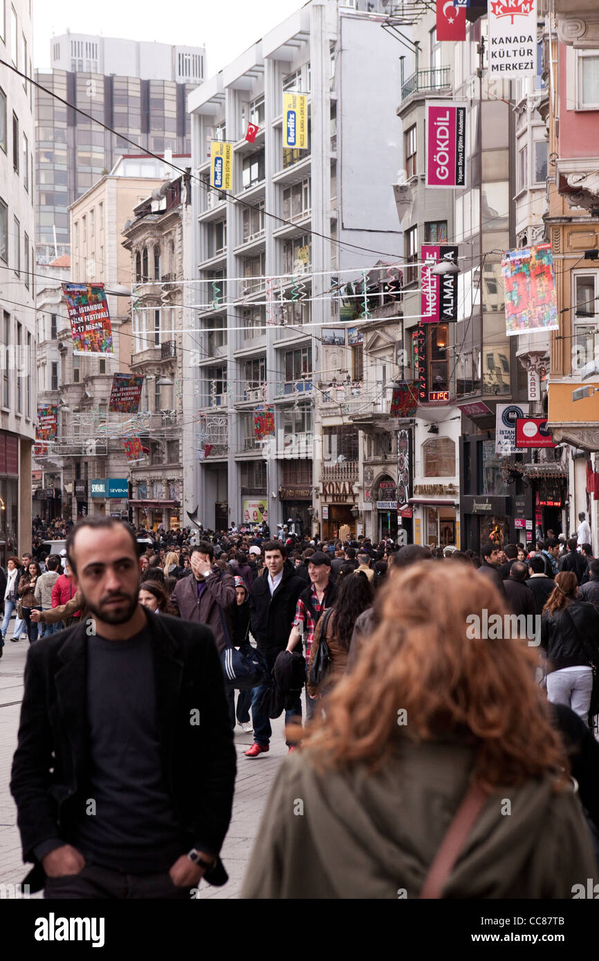 La Place Taksim, Istanbul. Banque D'Images