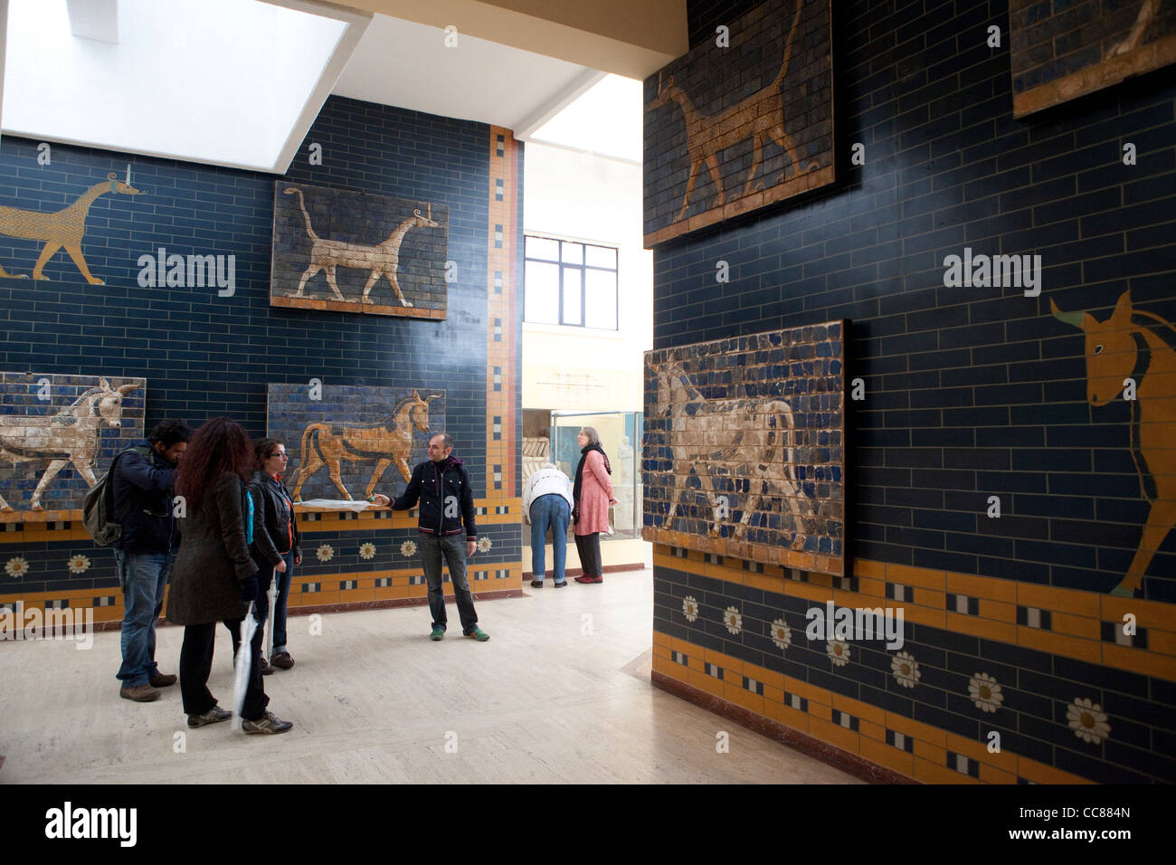 Portes d'Ishtar - Musée Archéologique d'Istanbul Banque D'Images