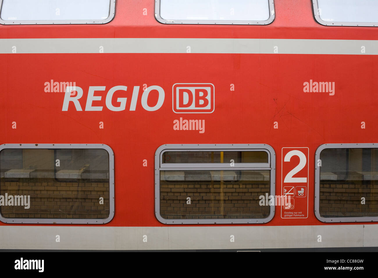 Transport ferroviaire allemand Banque D'Images