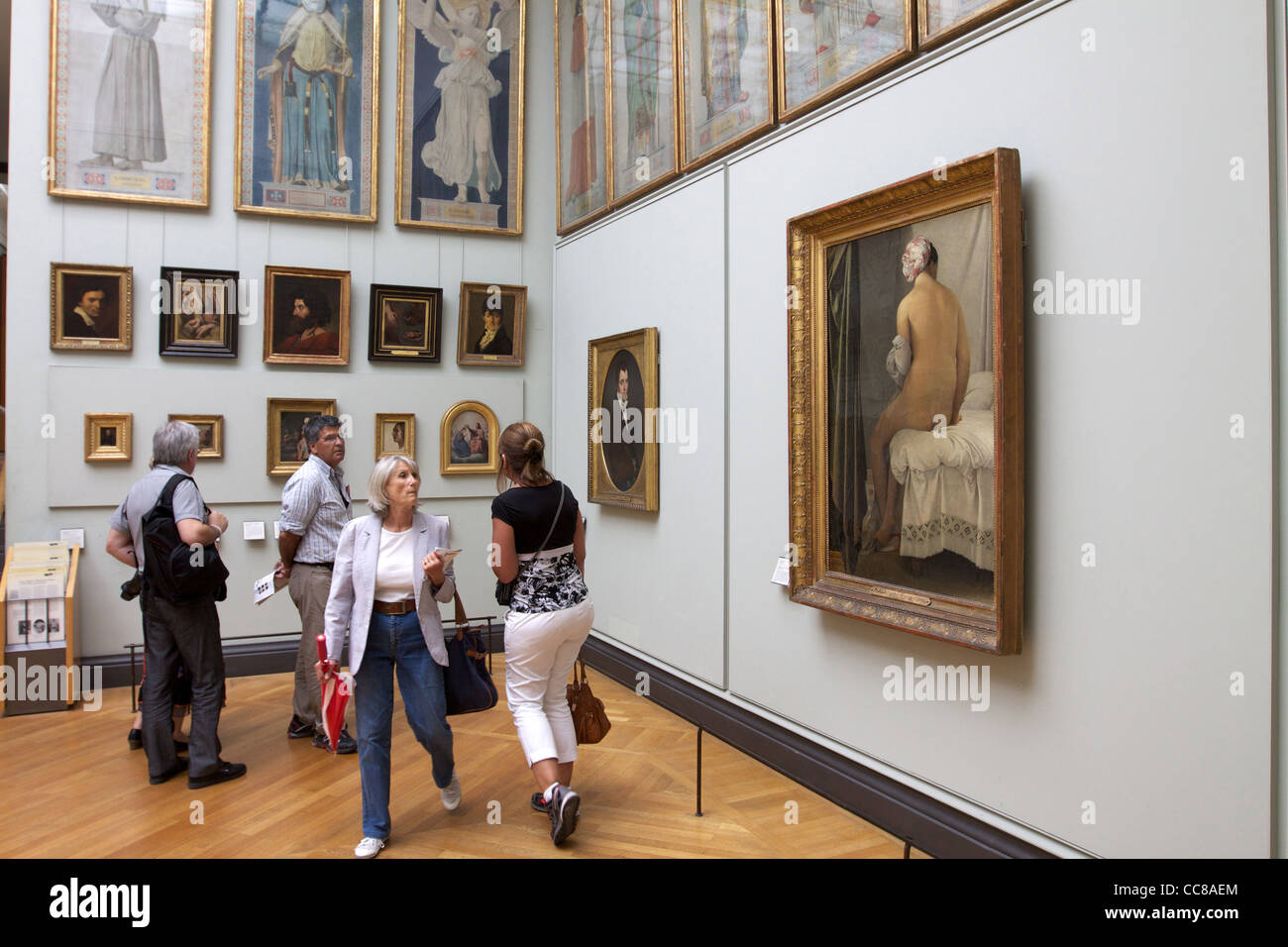 Le musée du Louvre en France Banque D'Images