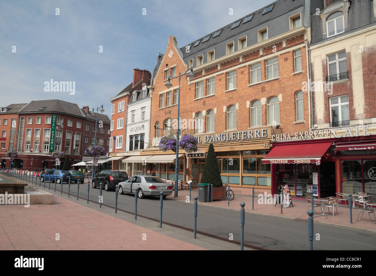 L'hôtel d'Angleterre sur la Place du Maréchal Foch, Arras, Pas-de-Calais, France. Banque D'Images