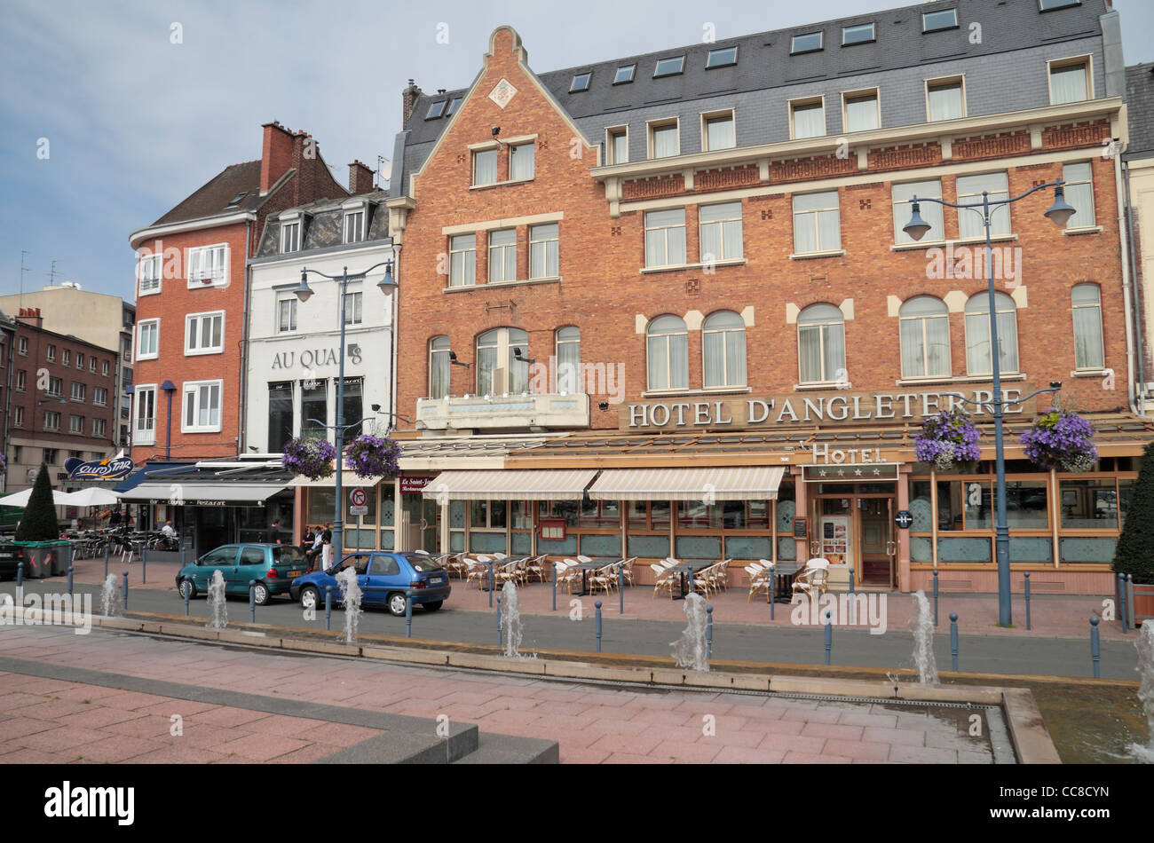L'hôtel d'Angleterre sur la Place du Maréchal Foch, Arras, Pas-de-Calais, France. Banque D'Images