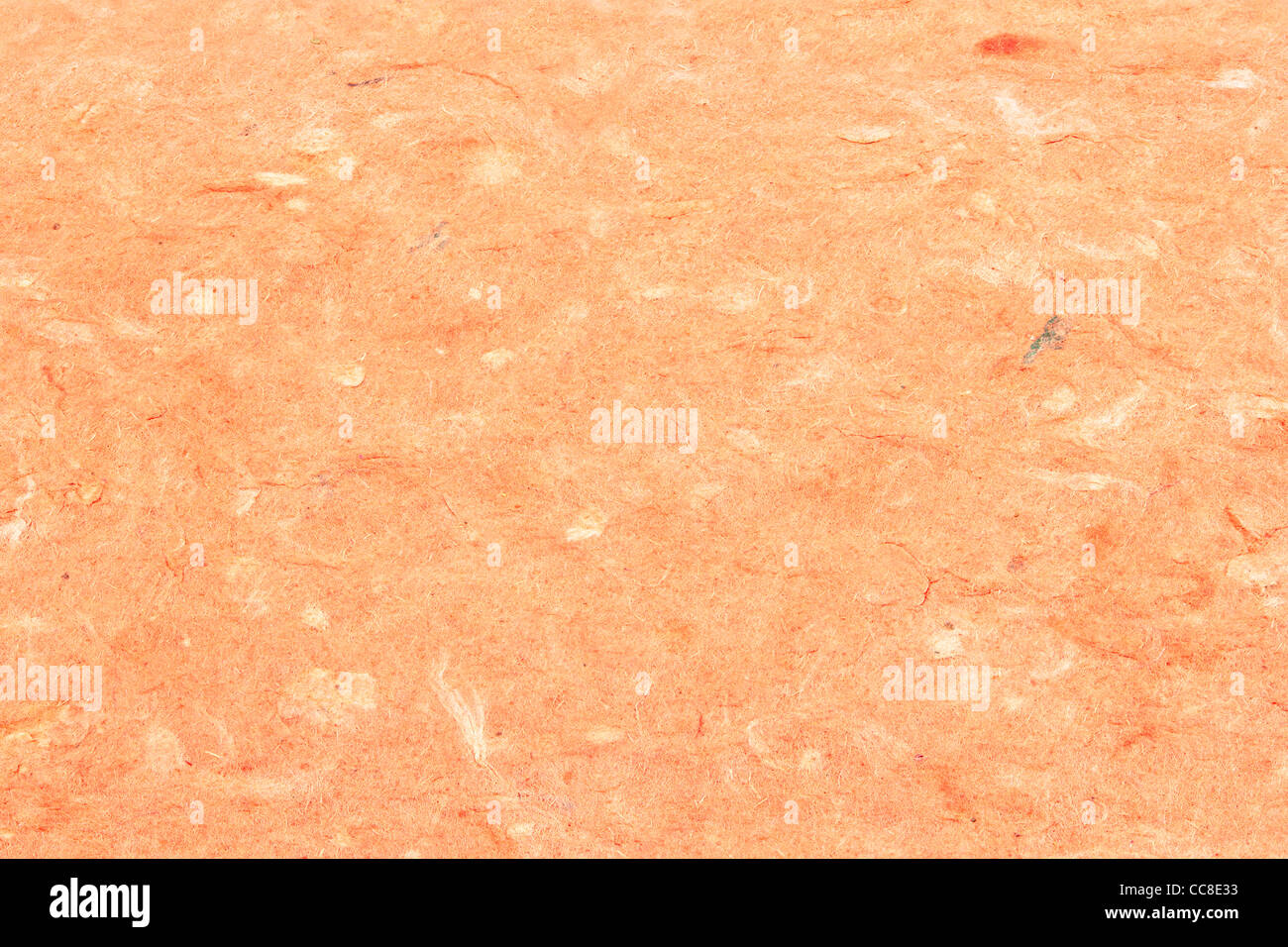 Papier fait main (Dafecabana papier). Papier fond rouge. Banque D'Images