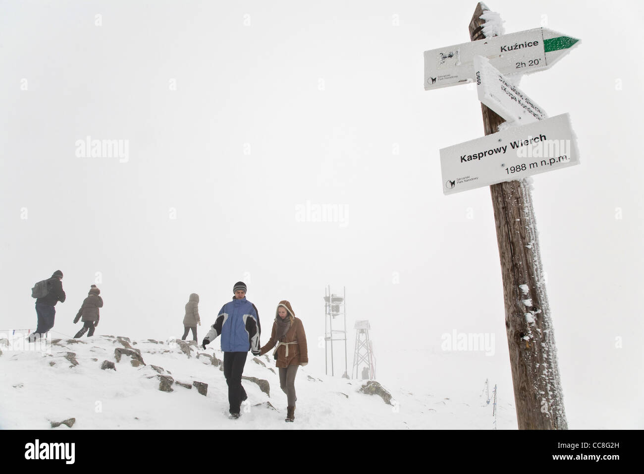 Kasprowy Wierch, Tatra, Zakopane, Pologne Banque D'Images