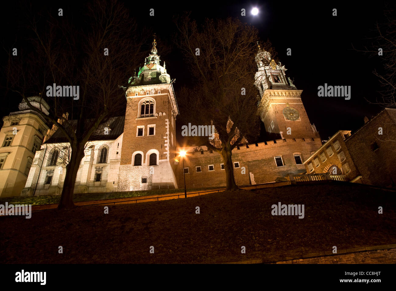 Le château de Wawel, à Cracovie, Pologne Banque D'Images